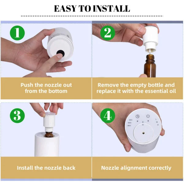 Mosquito Repellent Diffuser with Natural Essential Oil