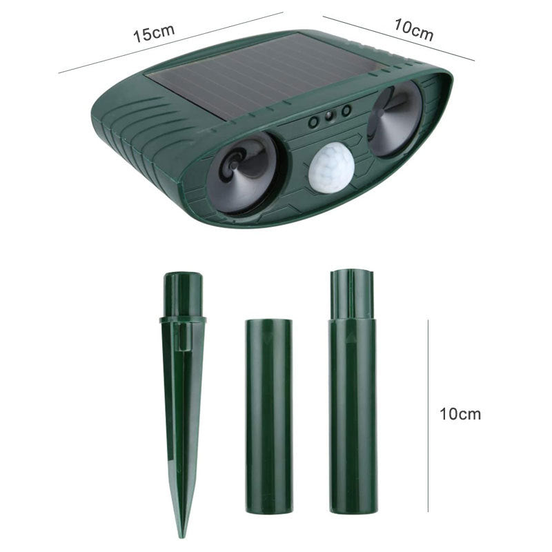 Armadillo Repellent - Ultrasonic Solar Deterrent