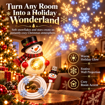 Bring Home Holiday Magic — Snowman Christmas Projector Light With Festive Glow