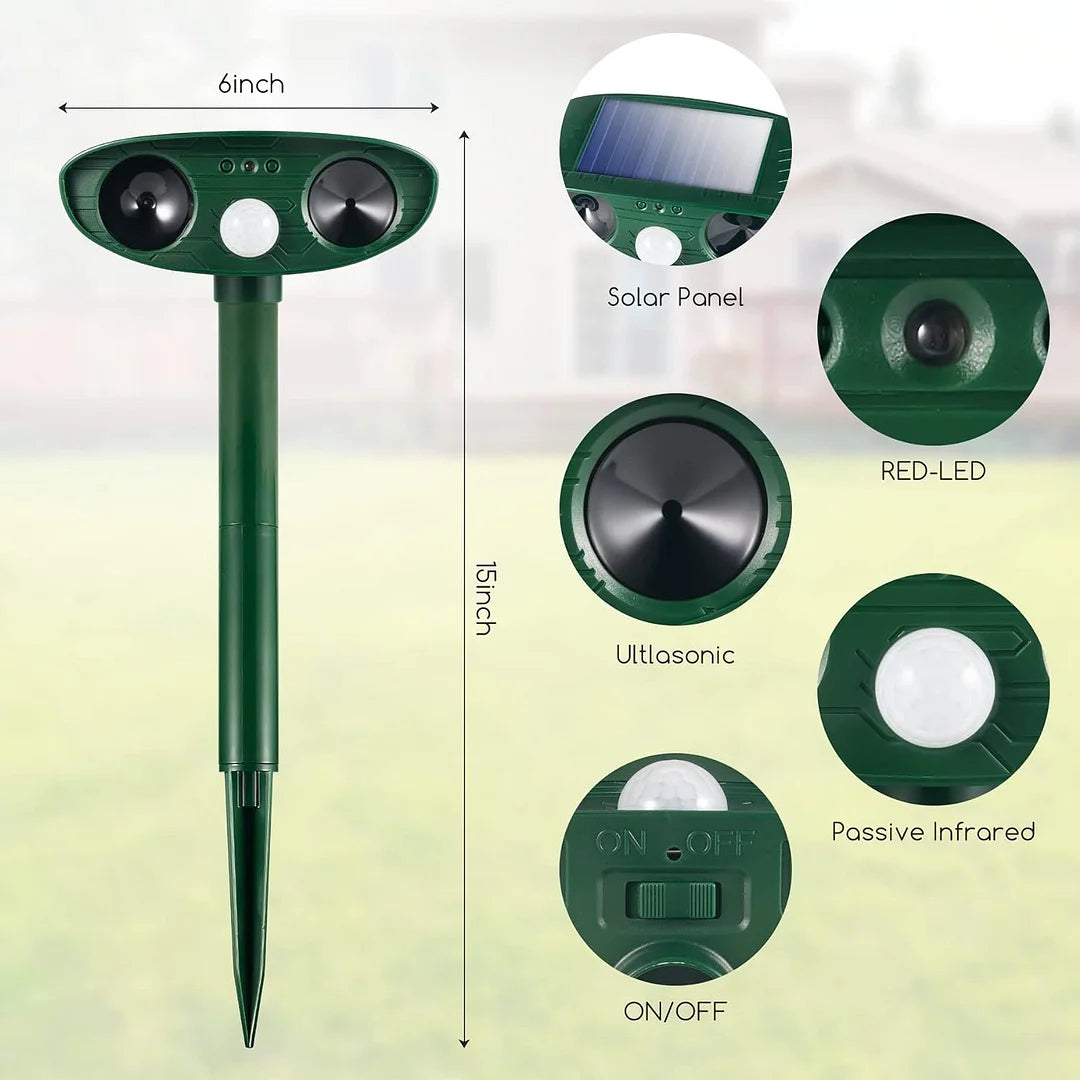 Smart Animal Repellent Fox Repeller 4 Pieces