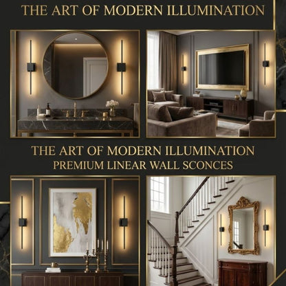 Wireless rechargeable wall sconces for renters, no wiring needed