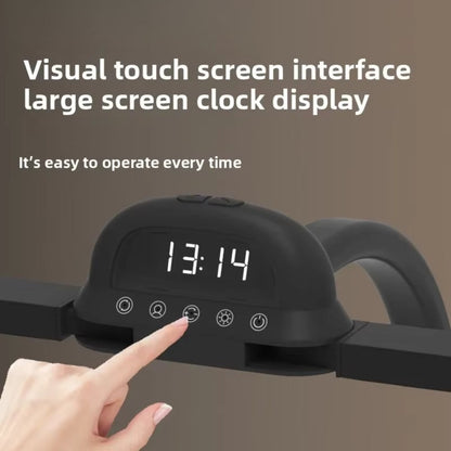 Dual-head LED desk lamp with adjustable gooseneck arms for architects