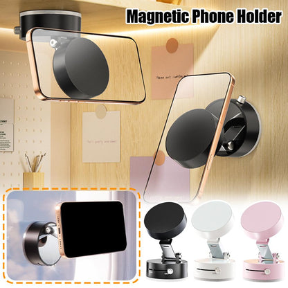 Magnetic phone mount for drivers with one-hand quick release