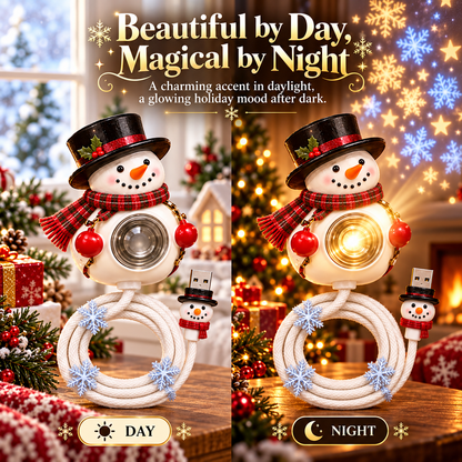 Bring Home Holiday Magic — Snowman Christmas Projector Light With Festive Glow
