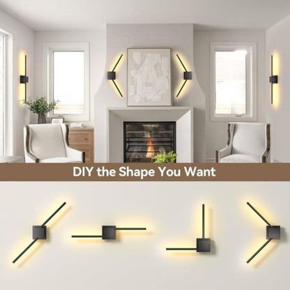 Wireless rechargeable wall sconces for renters, no wiring needed