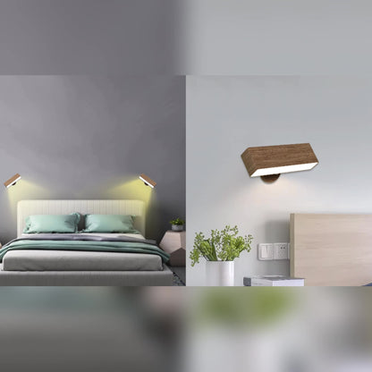 Cordless rechargeable wall sconce with magnetic mount for renters