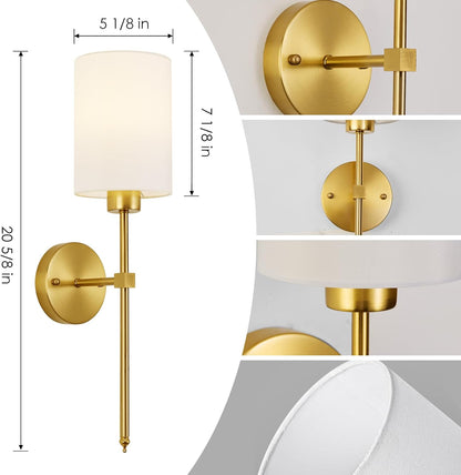 Battery-operated wireless wall sconce with remote control for renters