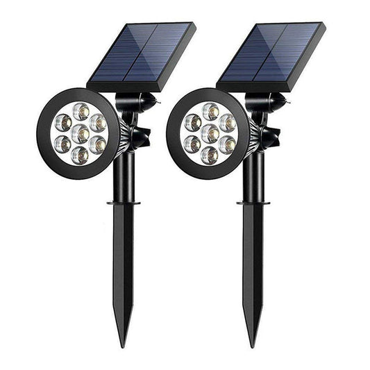 Solar garden light for pathways and flower beds, no wiring needed