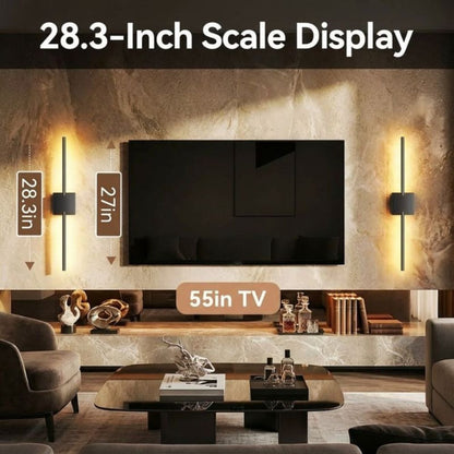 Wireless rechargeable wall sconces for renters, no wiring needed