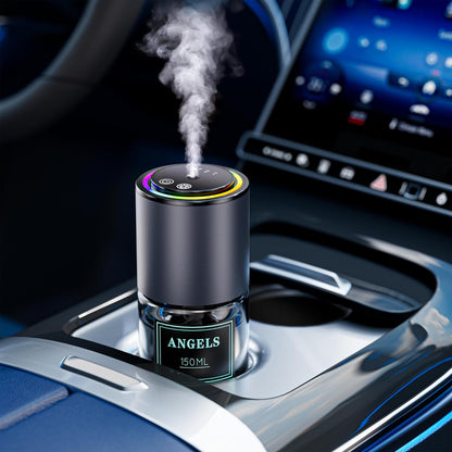 Long-lasting car air freshener with silent operation for drivers