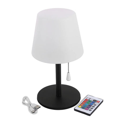 Cordless LED desk lamp with adjustable arm, ideal for remote workers and students