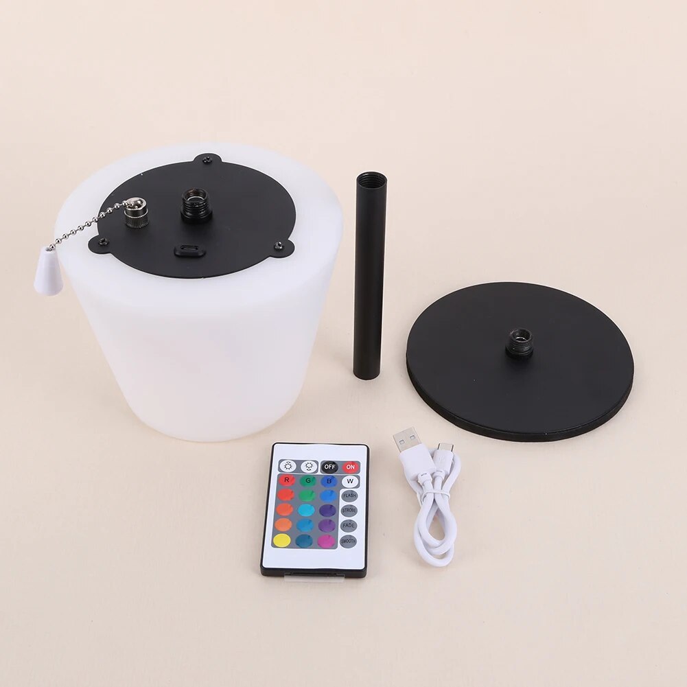 Cordless LED desk lamp with adjustable arm, ideal for remote workers and students