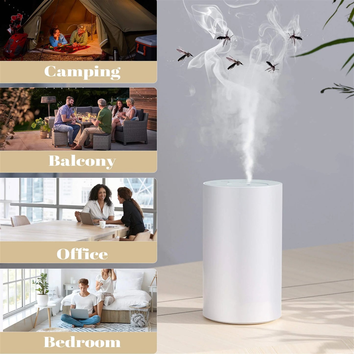 Mosquito Repellent Diffuser with Natural Essential Oil