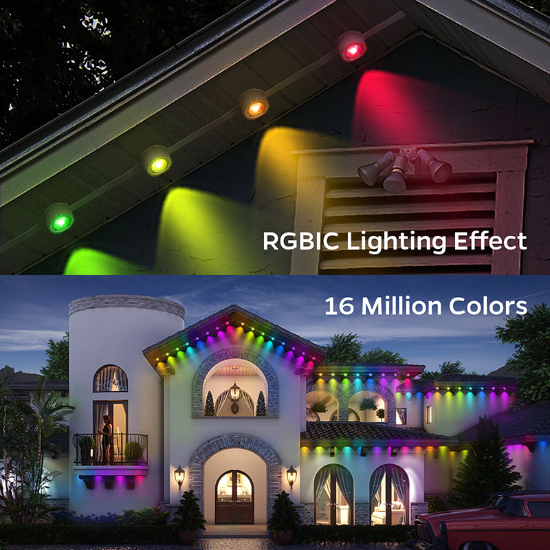 IP67 waterproof smart LED strip lights for outdoor accent lighting