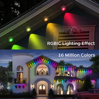 IP67 waterproof smart LED strip lights for outdoor accent lighting