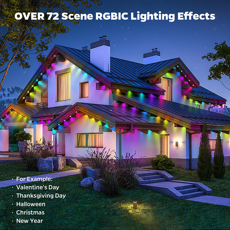 IP67 waterproof smart LED strip lights for outdoor accent lighting