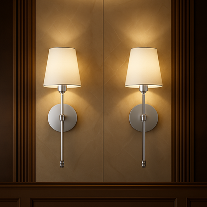Wireless wall sconces for renters, no drill, rechargeable LED with remote