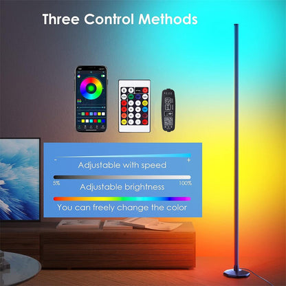 Music sync LED lamp with dynamic color changing lights for gamers