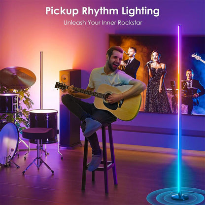 Music sync LED lamp with dynamic color changing lights for gamers