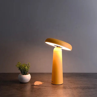 Cordless rechargeable LED table lamp for students and remote workers