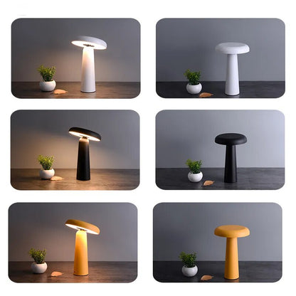 Cordless rechargeable LED table lamp for students and remote workers