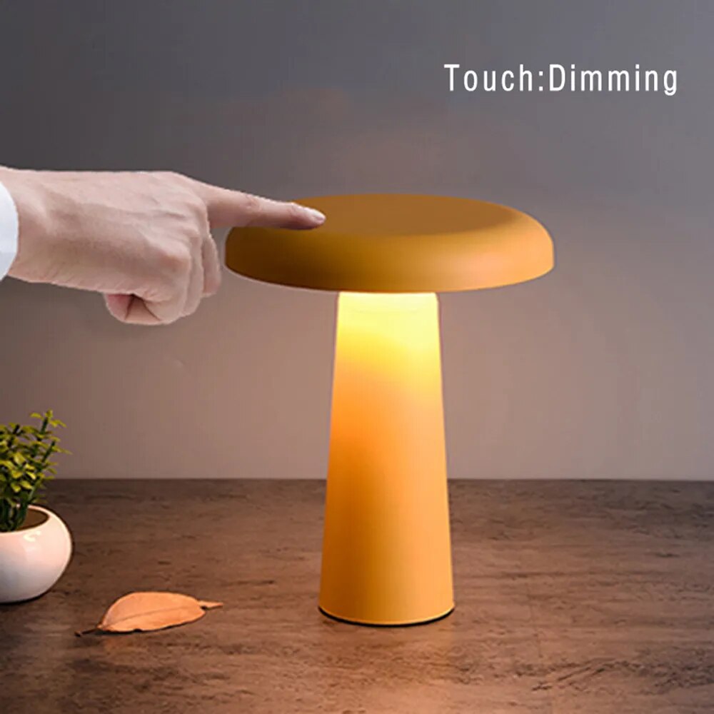 Cordless rechargeable LED table lamp for students and remote workers