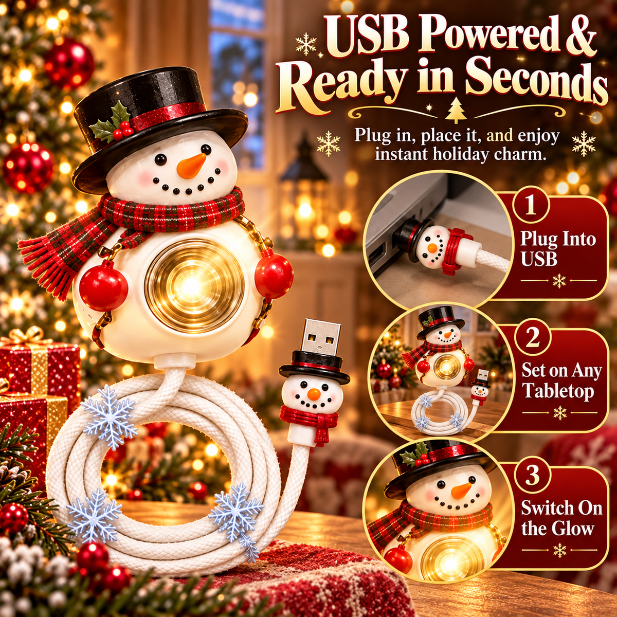 Bring Home Holiday Magic — Snowman Christmas Projector Light With Festive Glow