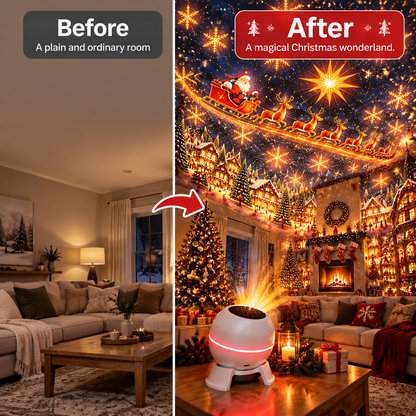 Christmas Magic Projection Light Instant Holiday Atmosphere