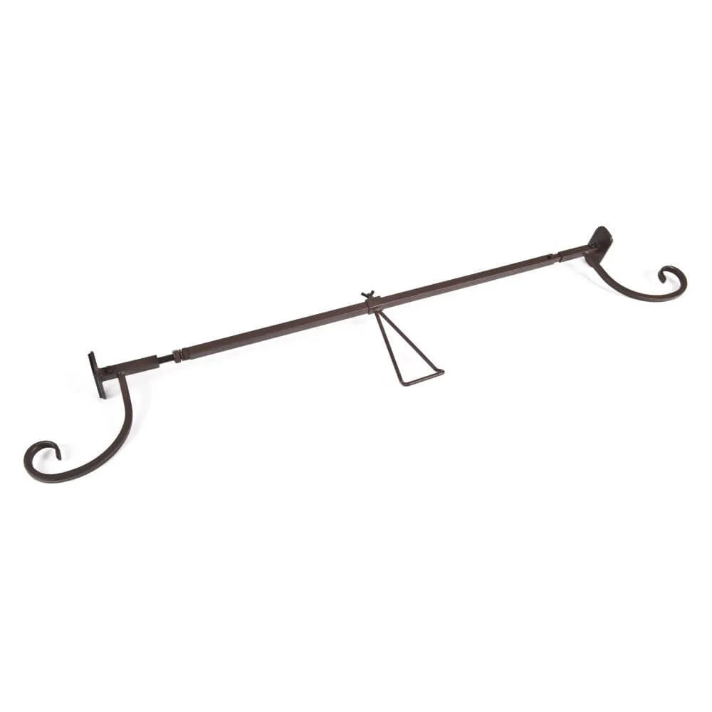 Adjustable no-drill front door garland hangers for renters