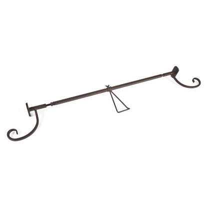 Adjustable no-drill front door garland hangers for renters