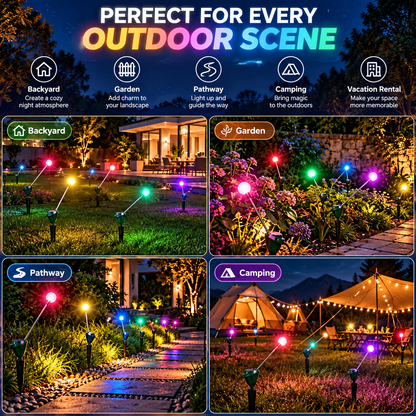 Swaying Firefly Garden Light – 7-Color Kinetic Outdoor Light for Lawn, Garden & Pathway Decor