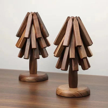 Elegant walnut tree trivet for home cooks