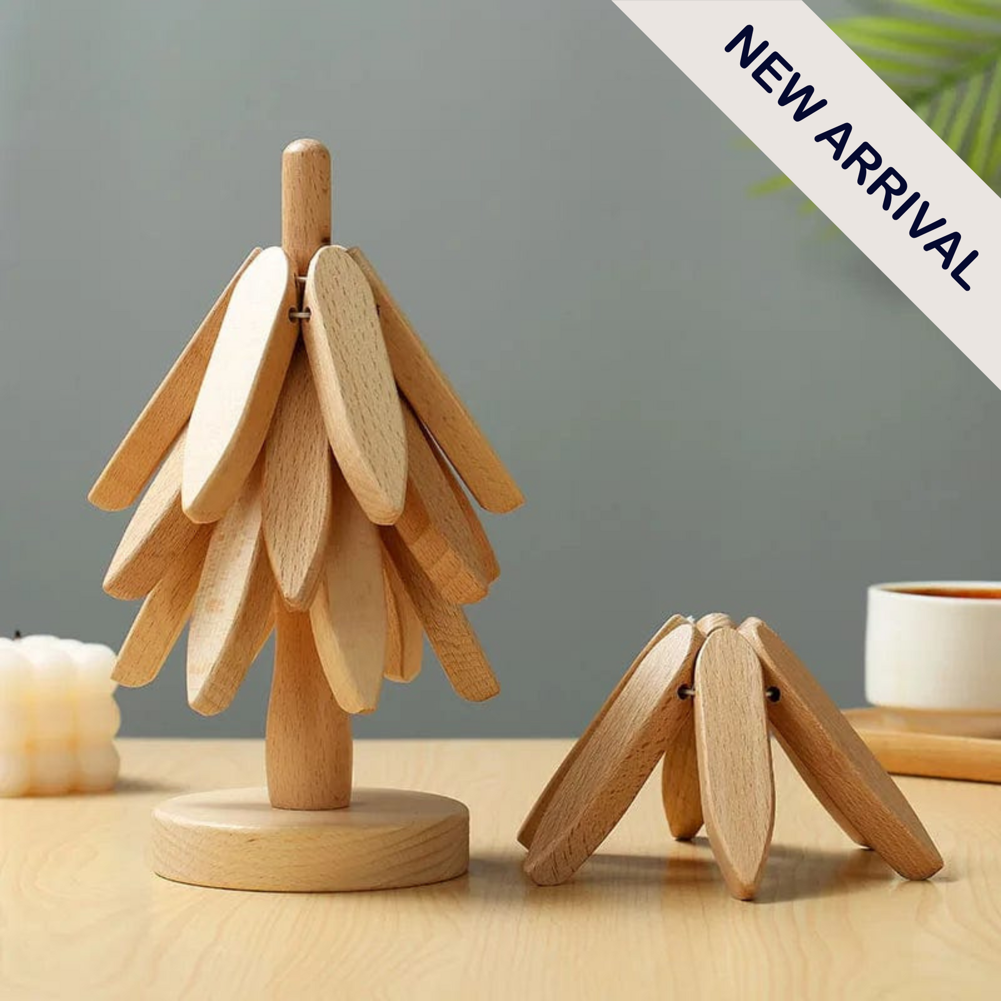 Elegant walnut tree trivet for home cooks