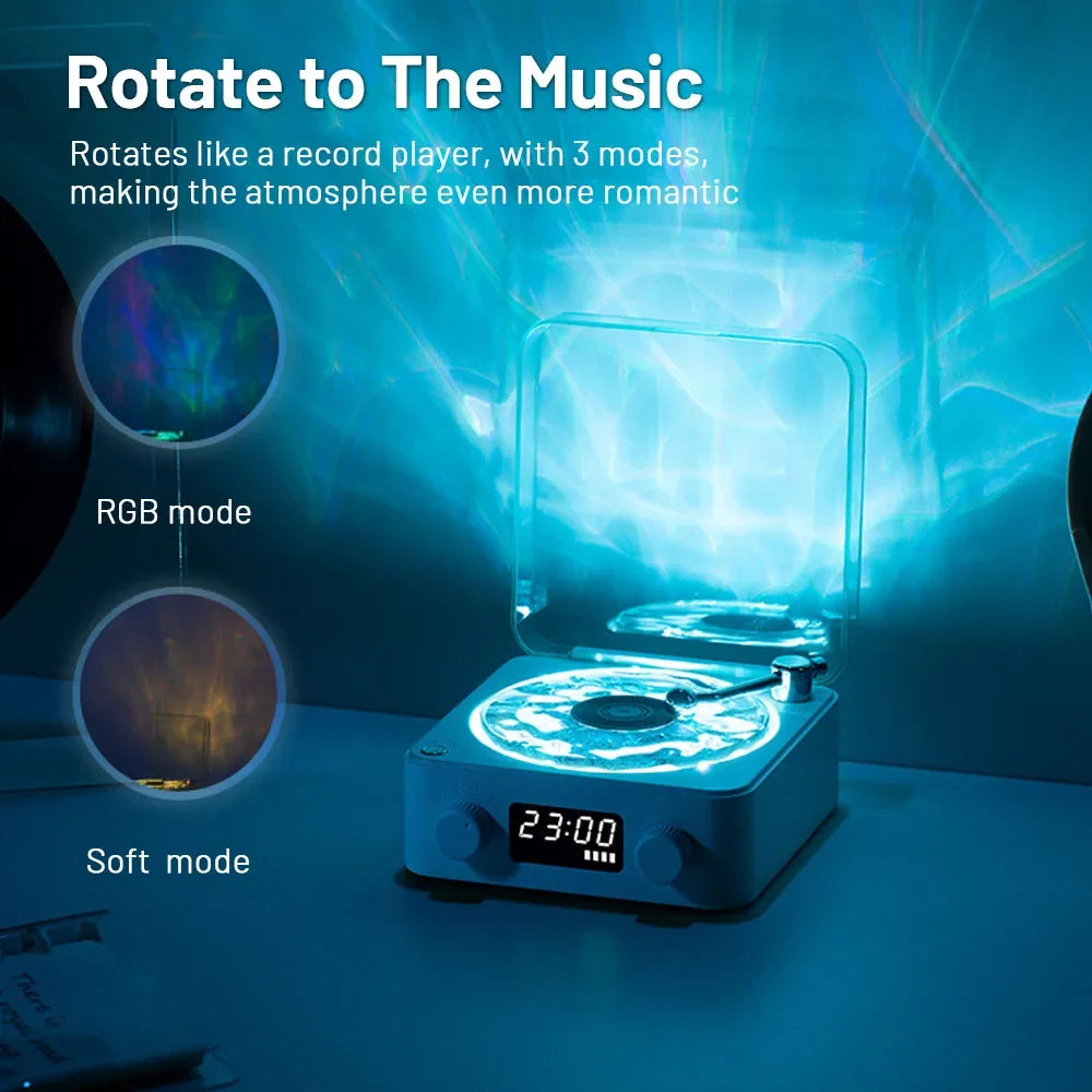 Compact sleep sound speaker with ambient lighting for light sleepers