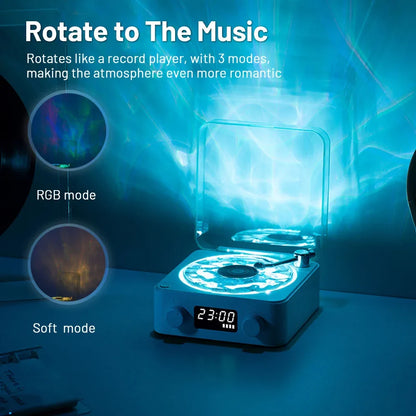 Compact sleep sound speaker with ambient lighting for light sleepers