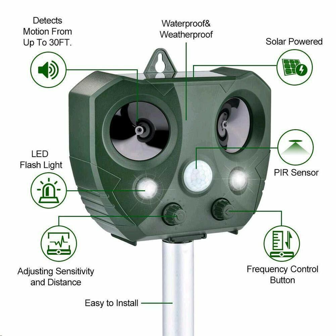 Solar Powered Outdoor Fox Repeller